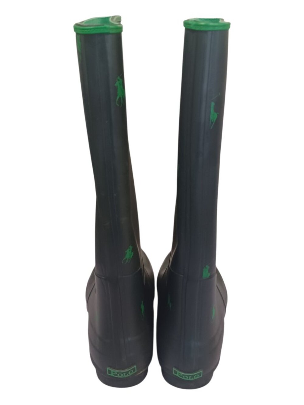 Ralph Lauren Logo Navy Blue  Womens Rain Boots Size 9 - Picture 5 of 11